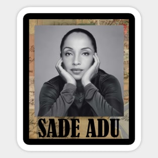 Sade Adu // Vintage Frame Sticker